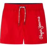 Slips de bain Pepe Jeans rouges en caoutchouc look fashion pour garçon de la boutique en ligne Amazon.fr 