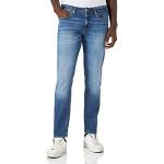 Jeans slim Pepe Jeans bleus en coton lavable en machine W34 look fashion pour homme 