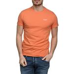 T-shirts Pepe Jeans orange en lycra à manches courtes à manches courtes Taille M look fashion pour homme 