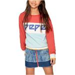 Sweatshirts Pepe Jeans rouges à rayures Taille 10 ans look sportif pour fille de la boutique en ligne Miinto.fr avec livraison gratuite 