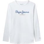 T-shirts à col rond Pepe Jeans blancs Taille 12 ans classiques pour garçon en promo de la boutique en ligne Amazon.fr 