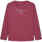 T-shirts à col rond Pepe Jeans rouges à logo Taille 4 ans look fashion pour fille en promo de la boutique en ligne Amazon.fr 