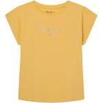 T-shirts à manches courtes Pepe Jeans jaunes en coton lavable à la main Taille 12 ans look fashion pour fille en promo de la boutique en ligne Amazon.fr 