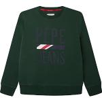 Sweatshirts Pepe Jeans verts en coton lavable en machine Taille 16 ans look fashion pour garçon de la boutique en ligne Amazon.fr 