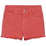 Shorts taille haute Pepe Jeans rouges en coton lavable en machine Taille 8 ans look fashion pour fille de la boutique en ligne Amazon.fr 