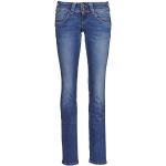 Jeans taille basse Pepe Jeans Venus bleus W30 classiques pour femme en promo 