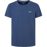 T-shirts Pepe Jeans bleus à manches courtes à manches courtes Taille XXL pour homme 