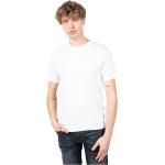 T-shirts basiques Pepe Jeans blancs à col rond Taille L pour homme 