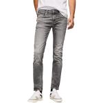 Jeans slim Pepe Jeans gris en coton lavable en machine W33 look fashion pour homme en promo 