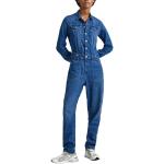 Combinaisons en jean Pepe Jeans bleues Taille L classiques pour femme en promo 