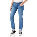 Jeans droits Pepe Jeans Venus bleus W27 look fashion pour femme en promo 
