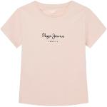 T-shirts à manches courtes Pepe Jeans roses en coton Taille 14 ans look fashion pour fille de la boutique en ligne Amazon.fr 