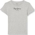 T-shirts à manches courtes Pepe Jeans gris à logo en coton Taille 8 ans look fashion pour fille de la boutique en ligne Amazon.fr 