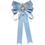 Cravates de mariage bleu ciel avec noeuds à motif papillons look fashion pour homme 