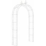 Arches de jardin Clp blanches en métal 