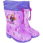 Bottes de pluie Perletti violettes en PVC Disney imperméables Pointure 23 look casual pour fille 