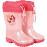 Bottes de pluie Perletti rose bonbon en PVC Disney imperméables Pointure 25 look casual pour fille 