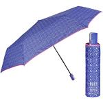 Parapluies pliants Perletti violets en microfibre look fashion pour femme 