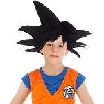 Perruque Chaks noires pour enfant Dragon Ball Son Goku lavable à la main en promo 