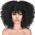 Creamily Perruque afro femme Perruque tresse africaine femme Perruq