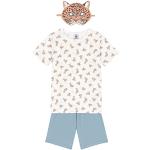 Pyjamas Petit Bateau blancs à effet léopard à motif bateaux bio Taille 4 ans look fashion pour garçon de la boutique en ligne Amazon.fr 