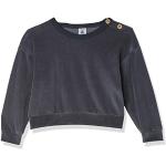 Sweatshirts Petit Bateau gris en velours à motif bateaux bio Taille 3 mois look fashion pour garçon de la boutique en ligne Amazon.fr 