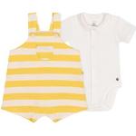 Salopettes Petit Bateau jaune moutarde en jersey à motif bateaux pour bébé de la boutique en ligne Kelkoo.fr 