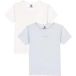 T-shirts à manches courtes Petit Bateau blancs en coton à motif bateaux lavable en machine lot de 2 Taille 4 ans classiques pour garçon en promo de la boutique en ligne Amazon.fr 
