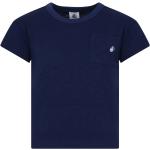 T-shirts à col rond Petit Bateau bleus en coton à motif bateaux Taille 10 ans classiques pour fille de la boutique en ligne Miinto.fr avec livraison gratuite 