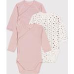 Pyjamas Petit Bateau roses en coton à motif bateaux enfant en lot de 3 look fashion 