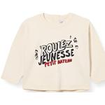 Sweatshirts Petit Bateau beiges à motif bateaux bio Taille 12 mois look fashion pour garçon de la boutique en ligne Amazon.fr 