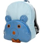 Sacs à dos scolaires bleus à motif ours éco-responsable avec poches extérieures pour garçon en promo 
