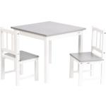Petite table + 2 chaises Activity gris et blanc Geuther