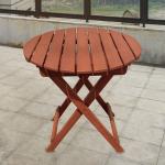 Tables jardin en bois Etc-Shop marron en bois d'eucalyptus pliables 