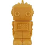 Petite veilleuse Robot jaune doré (13 cm)