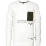 Sweatshirts Petrol Industries blancs Taille 14 ans look fashion pour garçon de la boutique en ligne Amazon.fr 
