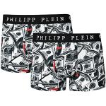 Boxers Philipp Plein noirs en coton Taille S look fashion pour homme 