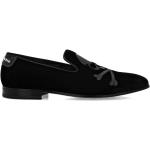 Chaussures Philipp Plein noires en velours à motif moutons en cuir à bouts en amande Pointure 41 pour homme en promo 