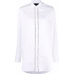 Chemises Philipp Plein blanches à manches longues à manches longues pour femme en promo 