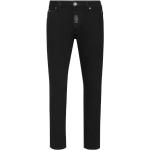 Jeans skinny Philipp Plein noirs en denim look fashion 