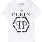 T-shirts à imprimés Philipp Plein blancs enfant 