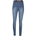 Jeans taille haute Philipp Plein bleus délavés stretch W28 L29 pour femme en promo 