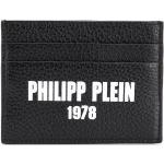 Porte-cartes en cuir Philipp Plein noirs en cuir pour homme en promo 