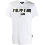 T-shirts à imprimés Philipp Plein blancs à manches courtes à col rond pour homme 