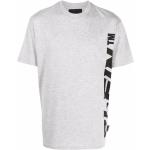 T-shirts à imprimés Philipp Plein gris à manches courtes à col rond pour homme en promo 