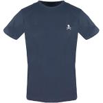 T-shirts Philipp Plein bleu marine en coton à manches courtes à manches courtes Taille L look fashion pour homme 
