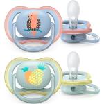 Tétines en silicone Philips Avent beiges nude en silicone 