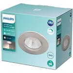 Spots à LED Philips argentés en promo 