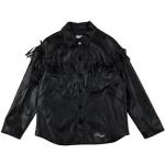 Chemises Philosophy di Lorenzo Serafini noires en cuir synthétique à franges Taille 6 ans classiques pour fille en promo de la boutique en ligne Yoox.com avec livraison gratuite 
