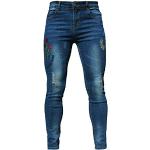 Jeans skinny noirs Taille XL look sexy pour femme 